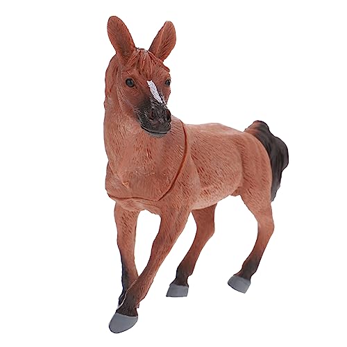 LRXIYODE simulierte Tierornamente Pferde pferdespielzeug Horse Toy Sammlerstück Tierfigur apportierspielzeug Simulation Pferdefigur Pferdestatue aus Kunststoff Plastik von LRXIYODE