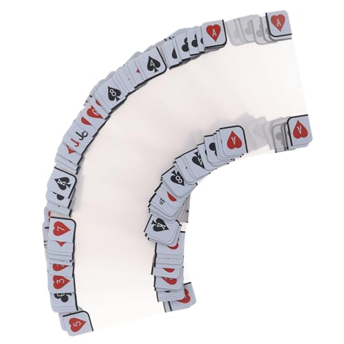 LRXIYODE wasserdichte Pokerkarten Transparent mit Matter Oberfläche Anti-Cheat Kunststoff Kartenspiel für Turniere Strand Pool und Professionelle Kartenspiele von LRXIYODE