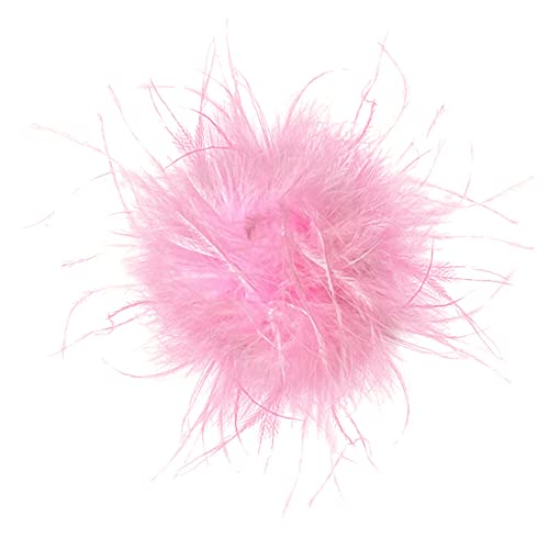 LSGGTIM Damen Federbrosche Natürliche Straußenfeder Brosche Ansteckbrosche Vintage Federbrosche Elegante Straußenfeder Fascinators Kostüme Brosche Blumenbroschen Pins für Hochzeit Party Festival von LSGGTIM