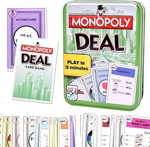 Brettspiele, Deal Schnelles Spiel Das unterhaltsame Kartenspiel Spiel, Reisespiel-Kartenspiel, Strategiespiel geeignet ab 8 Jahren von LSQNEW