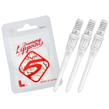 L-Style Premium Lippoint Softdartspitzen No. 5-30er Beutel (Weiß) von LSTYLE