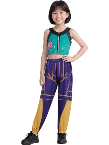 LSYCSYLY Generisch Demons Hun-ters Z-oey Anime Cosplay Costume,k-oop Z-oey Anime Cosplay Costume,Mädchen Halloween Rollenspiel Kostüm Festival Karneval Party verkleiden (S) von LSYCSYLY