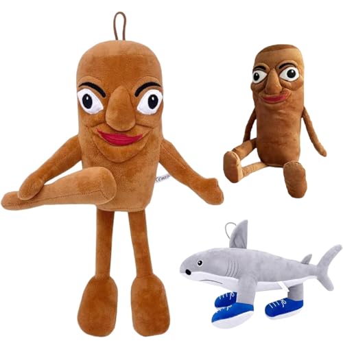 LSYCSYLY Tung Tung Tung Sahur Plush,Tralalero Tralala Plush,Tung Tung Tung Tung sahur,Italian Brainrot Plüschtier, Plüschtiere für Kinder und Erwachsene, (B) von LSYCSYLY