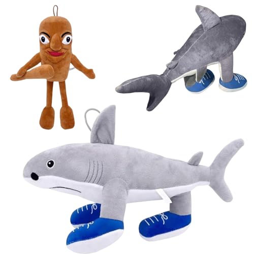 LSYCSYLY Tung Tung Tung Sahur Plush,Tralalero Tralala Plush,Tung Tung Tung Tung sahur,Italian Brainrot Plüschtier, Plüschtiere für Kinder und Erwachsene (A) von LSYCSYLY