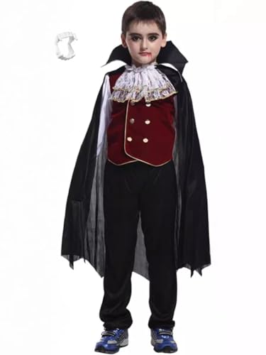 LSYCSYLY vampir kostüm kinder,halloween kostüm kinder vampir (M) von LSYCSYLY