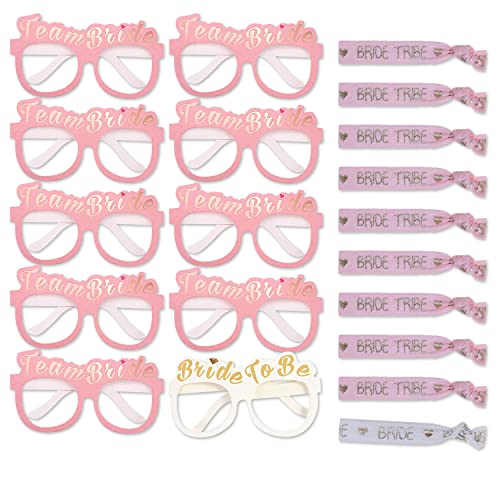 LSYYSL 10er-Pack Team-Braut-Junggesellenabschiedsgläser mit 10 Junggesellenabschieds-Armbändern, quadratische Junggesellenabschieds-Dekorationen, Spielzubehör, Rave-Party-Zubehör (Champagner, Weiß) LSYYSL 10er-Pack Team-Braut-Junggesellenabschiedsgläser mit 10 Junggesellenabschieds-Armbändern, quadratische Junggesellenabschieds-Dekorationen, Spielzubehör, Rave-Party-Zubehör (Champagner, Weiß) von LSYYSL