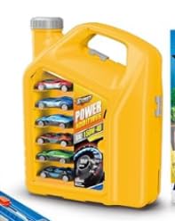 LTFIOON Autorennbahn für Kinder, Auto Spielzeug mit 6 Autos Looping Track, Aufbewahrungsbox, Portable Spielzeug autorennbahn, Autorennbahn Bauset für Kinder ab 3 4 5 6 7 8 Jahre (Gelb) von LTFIOON