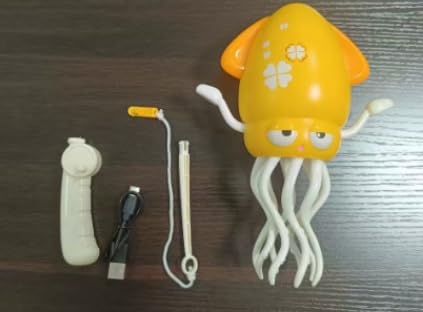 LTFIOON Electric Dancing Octopus Toy, Tanzendes Oktopus-Spielzeug für Kinder mit LED & Musik, 2 Modi Aufrecht & Krabbelnd, Automatisches Ausweich-Oktopus-Spielzeug, Geschenk für Jungen Mädchen (Grün) von LTFIOON