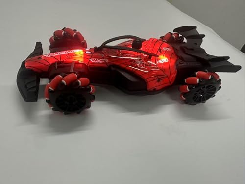 LTFIOON Formel-Rennwagen RC Auto 1:16 Fernbedienung, 360° Stunt & Sprüh-Effekt, 2,4 GHz Spider Auto Spielzeug mit LED/Sound, Aufladbarer Batterie, 4WD Drift Rennauto für Kinder 3-8+ Jahre LTFIOON Formel-Rennwagen RC Auto 1:16 Fernbedienung, 360° Stunt & Sprüh-Effekt, 2,4 GHz Spider Auto Spielzeug mit LED/Sound, Aufladbarer Batterie, 4WD Drift Rennauto für Kinder 3-8+ Jahre von LTFIOON