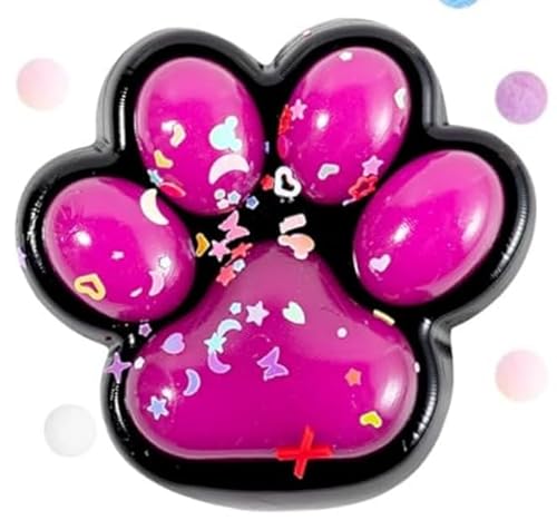 LTFIOON Katzen Pfoten Squishy,6 PCS Squeeze Spielzeug,Cat Paw Squishy,Taba Squishy Cat, Süße Weiche Katzenpfoten Quetschspielzeuge für Kinder und Erwachsene,Squishy Cat Paw für Stressabbau von LTFIOON