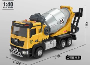 LTFIOON Kinder Betonmischer, 1:40 Betonmisch Fahrzeuge, Baustellen Fahrzeuge Spielzeug Set, Metall Baufahrzeuge, Baustellenfahrzeuge, Baufahrzeug für Kinder ab 3 Jahre LTFIOON Kinder Betonmischer, 1:40 Betonmisch Fahrzeuge, Baustellen Fahrzeuge Spielzeug Set, Metall Baufahrzeuge, Baustellenfahrzeuge, Baufahrzeug für Kinder ab 3 Jahre von LTFIOON