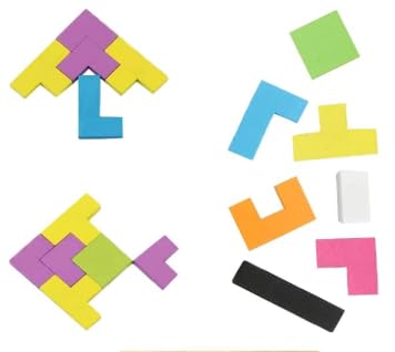 LTFIOON Tetris Holzspiel, Holz Tetris Puzzle Stapelspiel, Montessori Lernspielzeug ab 3 4 5 6 Jahre, Bunte Geometrische Blöcke, Gehirn Spielzeug Intelligenzspiel, Geschenk für Kinder Jungen Mädchen LTFIOON Tetris Holzspiel, Holz Tetris Puzzle Stapelspiel, Montessori Lernspielzeug ab 3 4 5 6 Jahre, Bunte Geometrische Blöcke, Gehirn Spielzeug Intelligenzspiel, Geschenk für Kinder Jungen Mädchen von LTFIOON