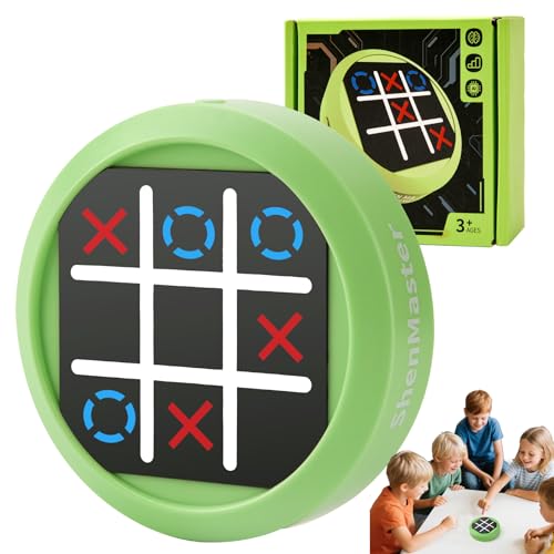 LTFIOON Tic Tac Toe Bolt, 4-in-1 Elektronisches Tic-Tac-Toe-Spiel, DREI gewinnt Handheld Electric Puzzle Game Console für Kinder Erwachsene Geschenkidee Reisespiel für Reise und Familie von LTFIOON