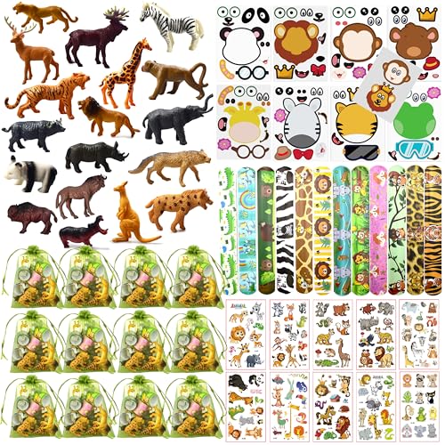 Dschungel Mitbringsel Kindergeburtstag, Party Animals Deko, Give Aways, Safari Pinata Füllung, Waldtiere Deko Geburtstag für Kinder Jungen Mädchen Dschungel Mitbringsel Kindergeburtstag, Party Animals Deko, Give Aways, Safari Pinata Füllung, Waldtiere Deko Geburtstag für Kinder Jungen Mädchen von LTHOENG