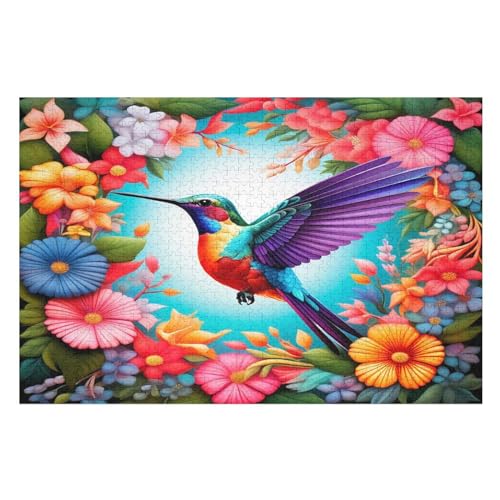 1000 Teile Puzzle Für Erwachsene, Süßer Vogel -Puzzles, Kinder HolzPuzzle, Kreatives Puzzle, Geschenk Für Freunde Und Familie （75×50cm） von LTTTT