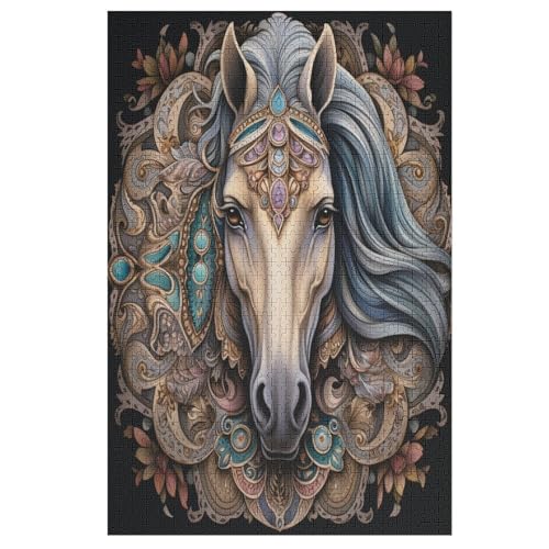 1000 Teile Puzzle Für Jungen Und Mädchen, Standard-Puzzles Horse, Familienspiele, 78×53cm 1000 Teile Puzzle Für Jungen Und Mädchen, Standard-Puzzles Horse, Familienspiele, 78×53cm von LTTTT