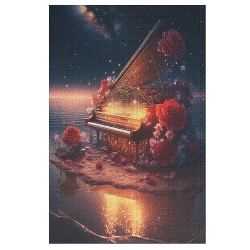 1000-teiliges Puzzle Für Erwachsene, Klavier -Puzzles, Dekompressionsspiel, Spielzeugpuzzles, Geburtstagsgeschenke 78×53cm von LTTTT