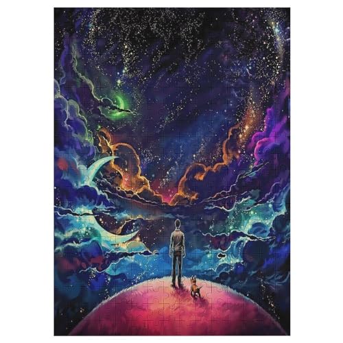 300 Teile Puzzle Für Jungen Und Mädchen, Standard-Puzzles Fantasie Sternenhimmel, Familienspiele, 42×30cm 300 Teile Puzzle Für Jungen Und Mädchen, Standard-Puzzles Fantasie Sternenhimmel, Familienspiele, 42×30cm von LTTTT