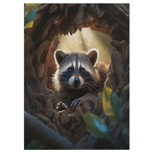 300-teiliges Puzzle Für Erwachsene, Waschbär -Puzzles, Dekompressionsspiel, Spielzeugpuzzles, Geburtstagsgeschenke 42×30cm 300-teiliges Puzzle Für Erwachsene, Waschbär -Puzzles, Dekompressionsspiel, Spielzeugpuzzles, Geburtstagsgeschenke 42×30cm von LTTTT