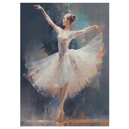 300-teiliges Puzzles, Ballett -Puzzle Für Erwachsene Kinder,Holzbrettpuzzle,Erwachsenenpuzzles,Geschenke 42×30cm von LTTTT