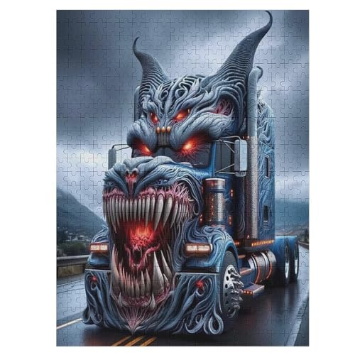 500 Teile Puzzle Für Erwachsene, LKW -Puzzles, Kinder HolzPuzzle, Kreatives Puzzle, Geschenk Für Freunde Und Familie 55×41cm von LTTTT