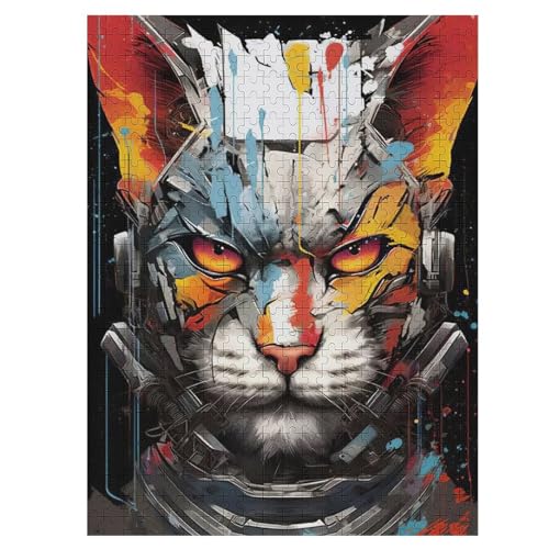 500-teiliges Puzzle Für Erwachsene, Katze Holzpuzzle, Gehirn-Herausforderung,Puzzles Spielzeugspiel 55×41cm 500-teiliges Puzzle Für Erwachsene, Katze Holzpuzzle, Gehirn-Herausforderung,Puzzles Spielzeugspiel 55×41cm von LTTTT