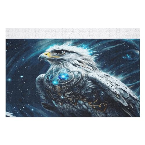 Adler -Puzzle, 1000 Teile,Holzpuzzle Für Erwachsene Kinder, Lustiges Spielzeug, Denkspiel, Bildungsspiel, （75×50cm） von LTTTT