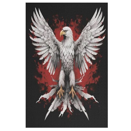 Adler Puzzle 1000 Teile, Holzpuzzle Für Erwachsene Kinder, Impossible Puzzles, Geschicklichkeitsspiel Für Die Ganze Familie 78×53cm Adler Puzzle 1000 Teile, Holzpuzzle Für Erwachsene Kinder, Impossible Puzzles, Geschicklichkeitsspiel Für Die Ganze Familie 78×53cm von LTTTT