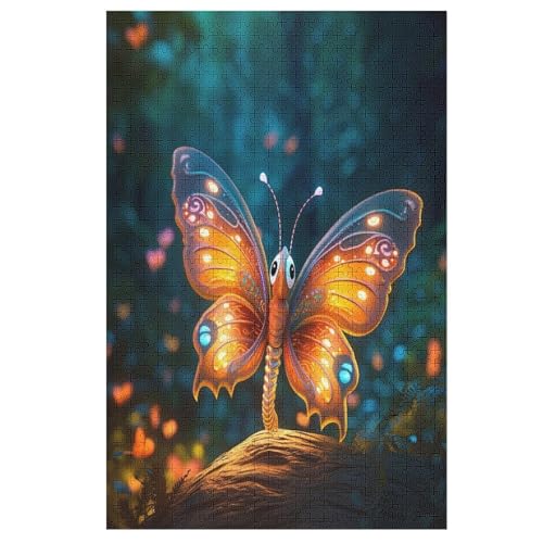 Animal Schmetterling-Puzzle Für Erwachsene, 1000 Teile, Holzpuzzle, Kinderpuzzle, Dekompressionsspiel, Spielzeugpuzzle 78×53cm Animal Schmetterling-Puzzle Für Erwachsene, 1000 Teile, Holzpuzzle, Kinderpuzzle, Dekompressionsspiel, Spielzeugpuzzle 78×53cm von LTTTT