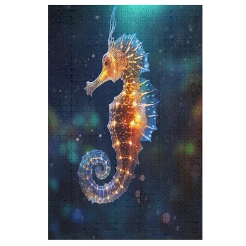 Animal SeeHorsechen Puzzle 1000 Teile, Holzpuzzle Für Erwachsene Kinder, Impossible Puzzles, Geschicklichkeitsspiel Für Die Ganze Familie 78×53cm Animal SeeHorsechen Puzzle 1000 Teile, Holzpuzzle Für Erwachsene Kinder, Impossible Puzzles, Geschicklichkeitsspiel Für Die Ganze Familie 78×53cm von LTTTT
