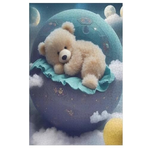 Bär Puzzles 1000 Teile Erwachsener Kniffel Spaß Für Die Ganze Familie, Holzpuzzle Kinder Erwachsene, Impossible Puzzle Schwer 78×53cm Bär Puzzles 1000 Teile Erwachsener Kniffel Spaß Für Die Ganze Familie, Holzpuzzle Kinder Erwachsene, Impossible Puzzle Schwer 78×53cm von LTTTT