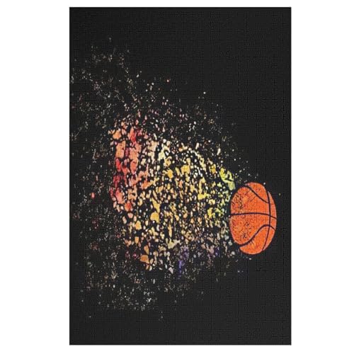 Basketball Puzzle 1000 Teile, Holzpuzzle Für Erwachsene Kinder, Impossible Puzzles, Geschicklichkeitsspiel Für Die Ganze Familie 78×53cm Basketball Puzzle 1000 Teile, Holzpuzzle Für Erwachsene Kinder, Impossible Puzzles, Geschicklichkeitsspiel Für Die Ganze Familie 78×53cm von LTTTT