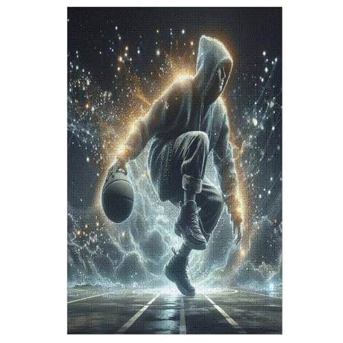 Basketball Puzzle 1000 Teile, Holzpuzzle Herausforderndes Geschicklichkeitsspiel Für Die Ganze Familie, Kinder Erwachsenenpuzzle Ab 12 Jahren 78×53cm Basketball Puzzle 1000 Teile, Holzpuzzle Herausforderndes Geschicklichkeitsspiel Für Die Ganze Familie, Kinder Erwachsenenpuzzle Ab 12 Jahren 78×53cm von LTTTT