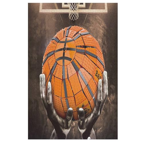 Basketball Puzzle 1000 Teile, Holzpuzzle Herausforderndes Geschicklichkeitsspiel Für Die Ganze Familie, Kinder Erwachsenenpuzzle Ab 12 Jahren 78×53cm Basketball Puzzle 1000 Teile, Holzpuzzle Herausforderndes Geschicklichkeitsspiel Für Die Ganze Familie, Kinder Erwachsenenpuzzle Ab 12 Jahren 78×53cm von LTTTT