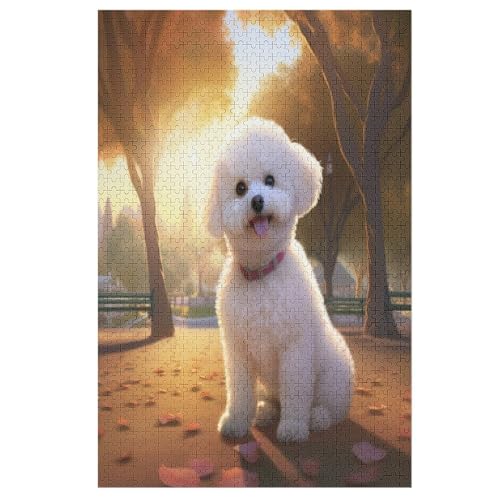 Bichon Frisé Puzzles 1000 Teile Erwachsener Kniffel Spaß Für Die Ganze Familie, Holzpuzzle Kinder Erwachsene, Impossible Puzzle Schwer 78×53cm Bichon Frisé Puzzles 1000 Teile Erwachsener Kniffel Spaß Für Die Ganze Familie, Holzpuzzle Kinder Erwachsene, Impossible Puzzle Schwer 78×53cm von LTTTT