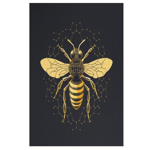 Biene Puzzle 1000 Teile, Holzpuzzle Herausforderndes Geschicklichkeitsspiel Für Die Ganze Familie, Kinder Erwachsenenpuzzle Ab 12 Jahren 78×53cm Biene Puzzle 1000 Teile, Holzpuzzle Herausforderndes Geschicklichkeitsspiel Für Die Ganze Familie, Kinder Erwachsenenpuzzle Ab 12 Jahren 78×53cm von LTTTT