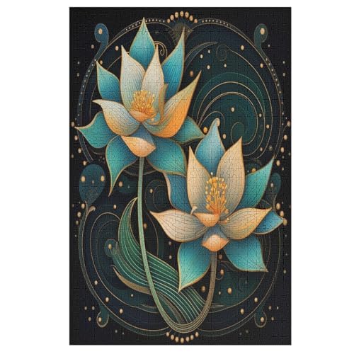 Blume Holzpuzzle 1000 Teile, Knobelspiele Für Erwachsene, Teenager, Puzzles Unmögliche - Kinder Puzzle Zimmer Deko 78×53cm Blume Holzpuzzle 1000 Teile, Knobelspiele Für Erwachsene, Teenager, Puzzles Unmögliche - Kinder Puzzle Zimmer Deko 78×53cm von LTTTT