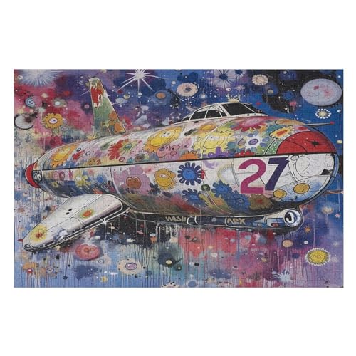 Boot Holzpuzzle 1000 Teile, Knobelspiele Für Erwachsene, Teenager, Puzzles Unmögliche - Kinder Puzzle Zimmer Deko （75×50cm） von LTTTT
