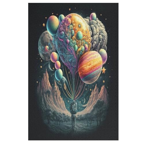 Bunt Planet Puzzles Für Erwachsene, 1000-teiliges Holzpuzzle, Geeignet Für Kinder Ab 12 Jahren, Die Pädagogische Puzzle Lernen 78×53cm Bunt Planet Puzzles Für Erwachsene, 1000-teiliges Holzpuzzle, Geeignet Für Kinder Ab 12 Jahren, Die Pädagogische Puzzle Lernen 78×53cm von LTTTT