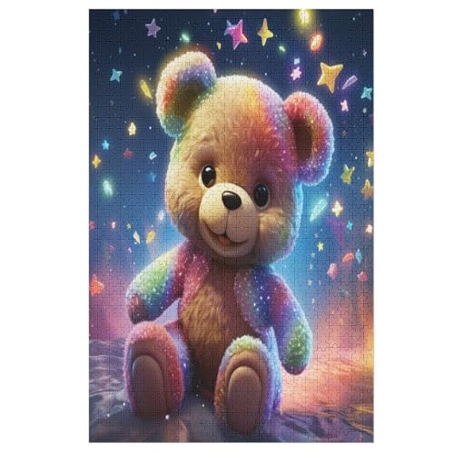 Cute Bär Puzzles 1000 Teile Erwachsener Kniffel Spaß Für Die Ganze Familie, Holzpuzzle Kinder Erwachsene, Impossible Puzzle Schwer 78×53cm Cute Bär Puzzles 1000 Teile Erwachsener Kniffel Spaß Für Die Ganze Familie, Holzpuzzle Kinder Erwachsene, Impossible Puzzle Schwer 78×53cm von LTTTT