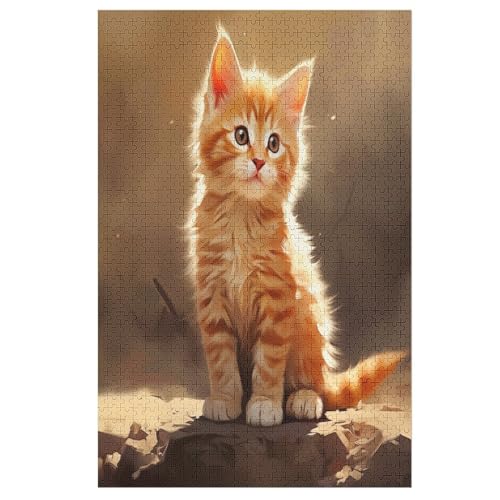 Cute Katze Puzzles 1000 Teile Erwachsener Kniffel Spaß Für Die Ganze Familie, Holzpuzzle Kinder Erwachsene, Impossible Puzzle Schwer 78×53cm Cute Katze Puzzles 1000 Teile Erwachsener Kniffel Spaß Für Die Ganze Familie, Holzpuzzle Kinder Erwachsene, Impossible Puzzle Schwer 78×53cm von LTTTT