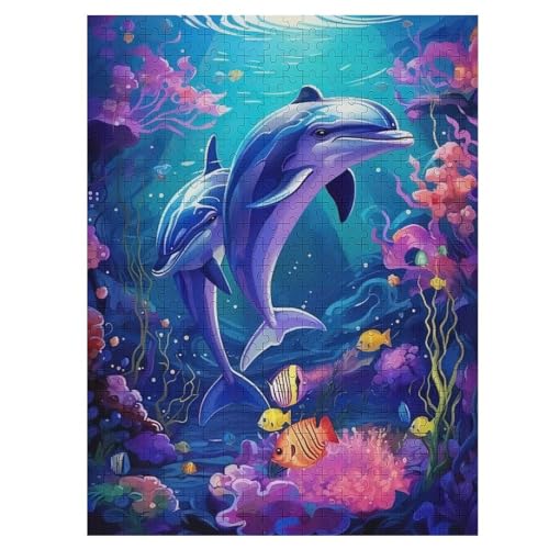 Delfin 500 Teile Premium-Puzzles Für Erwachsene Kinder- Holzpuzzles Spaß Und Lernspiele - Perfekte Puzzle-Geschenke 55×41cm Delfin 500 Teile Premium-Puzzles Für Erwachsene Kinder- Holzpuzzles Spaß Und Lernspiele - Perfekte Puzzle-Geschenke 55×41cm von LTTTT