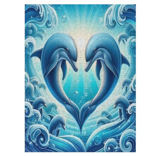 Delfin 500 Teile Premium-Puzzles Für Erwachsene Kinder- Holzpuzzles Spaß Und Lernspiele - Perfekte Puzzle-Geschenke 55×41cm Delfin 500 Teile Premium-Puzzles Für Erwachsene Kinder- Holzpuzzles Spaß Und Lernspiele - Perfekte Puzzle-Geschenke 55×41cm von LTTTT