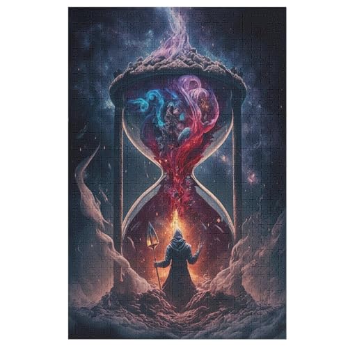 Der Fluss der Zeit Puzzle Für Erwachsene,1000-teiliges Puzzles, Für Kinder,Holzpuzzle,Lernspielzeug, 78×53cm Der Fluss der Zeit Puzzle Für Erwachsene,1000-teiliges Puzzles, Für Kinder,Holzpuzzle,Lernspielzeug, 78×53cm von LTTTT