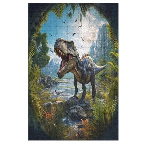 Dinosaurier 1000 Teile Puzzles Für Erwachsene Holzpuzzle Familienpuzzlespiel Stressabbau-Puzzle Für Erwachsene Kinder Ab 12 Jahren 78×53cm Dinosaurier 1000 Teile Puzzles Für Erwachsene Holzpuzzle Familienpuzzlespiel Stressabbau-Puzzle Für Erwachsene Kinder Ab 12 Jahren 78×53cm von LTTTT