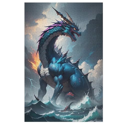Drache-Puzzlespiel Aus Holz, 1000 Puzzleteile, Puzzle Für Teenager Und Erwachsene, Kreatives Spielzeug, Puzzles, 78×53cm Drache-Puzzlespiel Aus Holz, 1000 Puzzleteile, Puzzle Für Teenager Und Erwachsene, Kreatives Spielzeug, Puzzles, 78×53cm von LTTTT