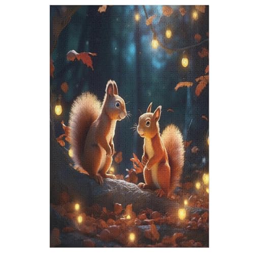 Eichhörnchen 1000 Teile Premium-Puzzles Für Erwachsene Kinder- Holzpuzzles Spaß Und Lernspiele - Perfekte Puzzle-Geschenke 78×53cm Eichhörnchen 1000 Teile Premium-Puzzles Für Erwachsene Kinder- Holzpuzzles Spaß Und Lernspiele - Perfekte Puzzle-Geschenke 78×53cm von LTTTT