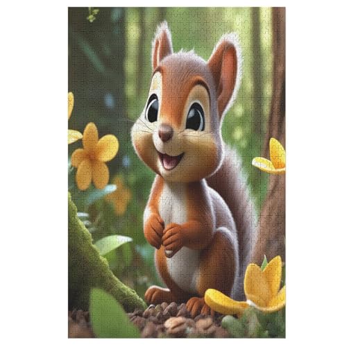 Eichhörnchen Holzpuzzle 1000 Teile,Puzzles Für Erwachsene, Impossible Puzzle, Kinder Legespiel 78×53cm Eichhörnchen Holzpuzzle 1000 Teile,Puzzles Für Erwachsene, Impossible Puzzle, Kinder Legespiel 78×53cm von LTTTT