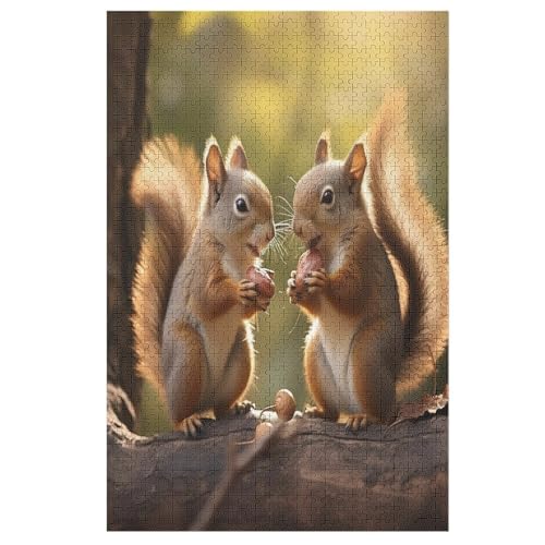 Eichhörnchen Puzzles 1000 Teile Erwachsener Kniffel Spaß Für Die Ganze Familie, Holzpuzzle Kinder Erwachsene, Impossible Puzzle Schwer 78×53cm Eichhörnchen Puzzles 1000 Teile Erwachsener Kniffel Spaß Für Die Ganze Familie, Holzpuzzle Kinder Erwachsene, Impossible Puzzle Schwer 78×53cm von LTTTT