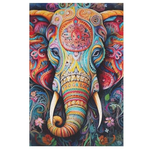 Elephant Puzzles 1000 Teile Erwachsener Kniffel Spaß Für Die Ganze Familie, Holzpuzzle Kinder Erwachsene, Impossible Puzzle Schwer 78×53cm Elephant Puzzles 1000 Teile Erwachsener Kniffel Spaß Für Die Ganze Familie, Holzpuzzle Kinder Erwachsene, Impossible Puzzle Schwer 78×53cm von LTTTT